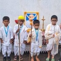 Children engaging in play-based learning activities in the Pre-Primary Program at Little Star English Medium School, showcasing a joyful and stimulating environment.